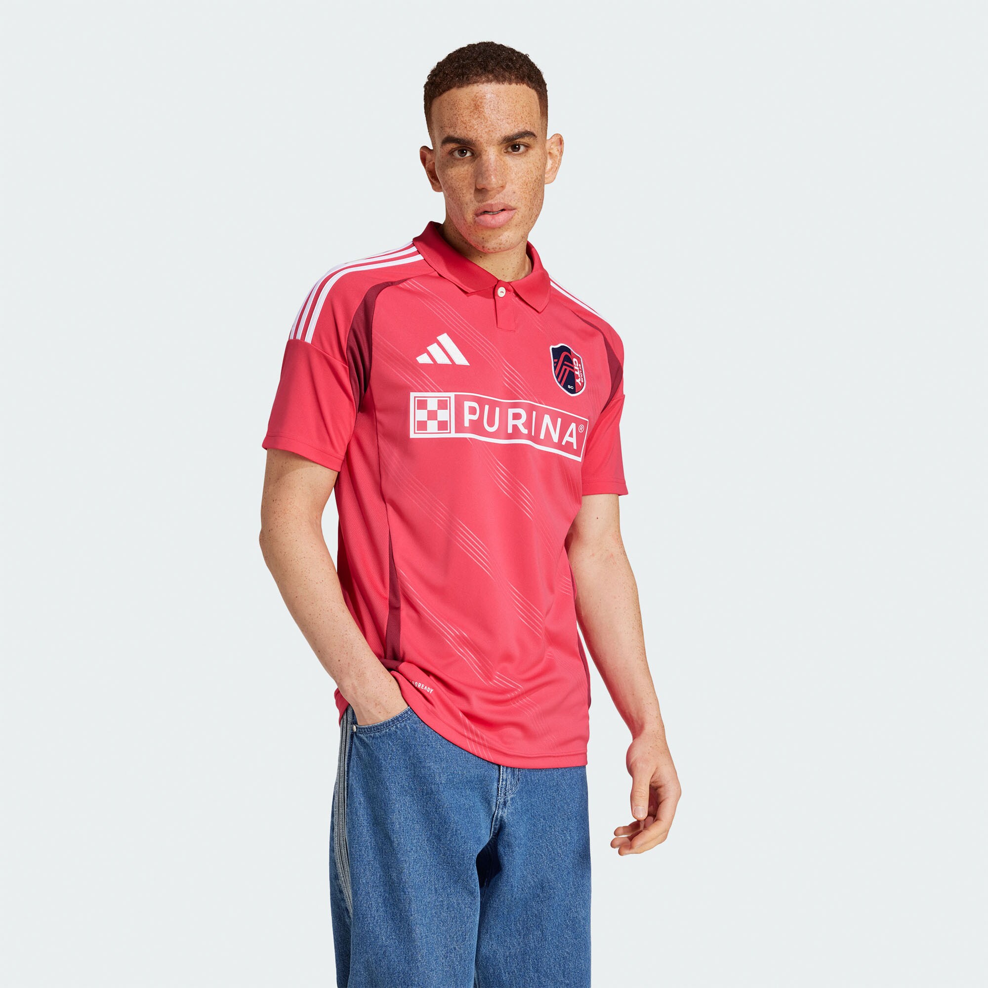 men8217s st. louis city sc adidas red 2025 forever city red replica jersey | San Jose Earthquakes Hats, Jerseys & MLS Apparel