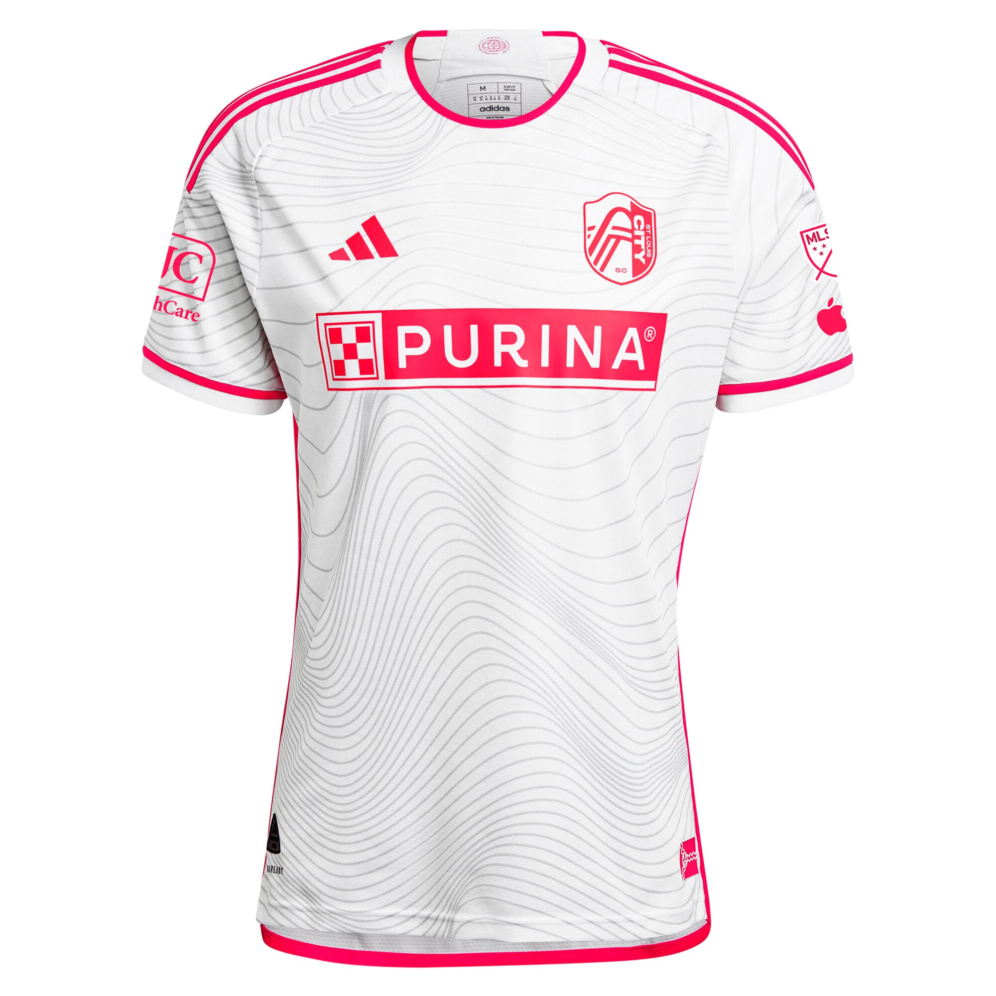men8217s st. louis city sc adidas white 2024 the confluence kit authentic custom jersey | San Jose Earthquakes Hats, Jerseys & MLS Apparel