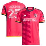 men8217s st. louis city sc aziel jackson adidas red 2024 the spirit kit authentic player jersey | San Jose Earthquakes Hats, Jerseys & MLS Apparel