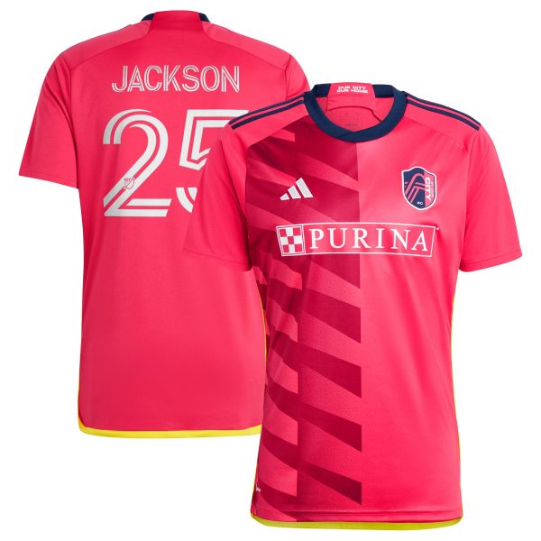 men8217s st. louis city sc aziel jackson adidas red 2024 the spirit kit replica player jersey | San Jose Earthquakes Hats, Jerseys & MLS Apparel