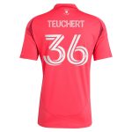 men8217s st. louis city sc cedric teuchert adidas pink 2025 forever city red replica player jersey | San Jose Earthquakes Hats, Jerseys & MLS Apparel