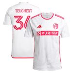 men8217s st. louis city sc cedric teuchert adidas white 2024 the confluence kit replica player jersey | San Jose Earthquakes Hats, Jerseys & MLS Apparel