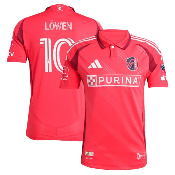 men8217s st. louis city sc eduard löwen adidas red 2025 forever city red authentic player jersey | San Jose Earthquakes Hats, Jerseys & MLS Apparel