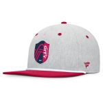 men8217s st. louis city sc fanatics heather gray chip golfer snapback hat | San Jose Earthquakes Hats, Jerseys & MLS Apparel