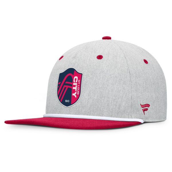 men8217s st. louis city sc fanatics heather gray chip golfer snapback hat | San Jose Earthquakes Hats, Jerseys & MLS Apparel