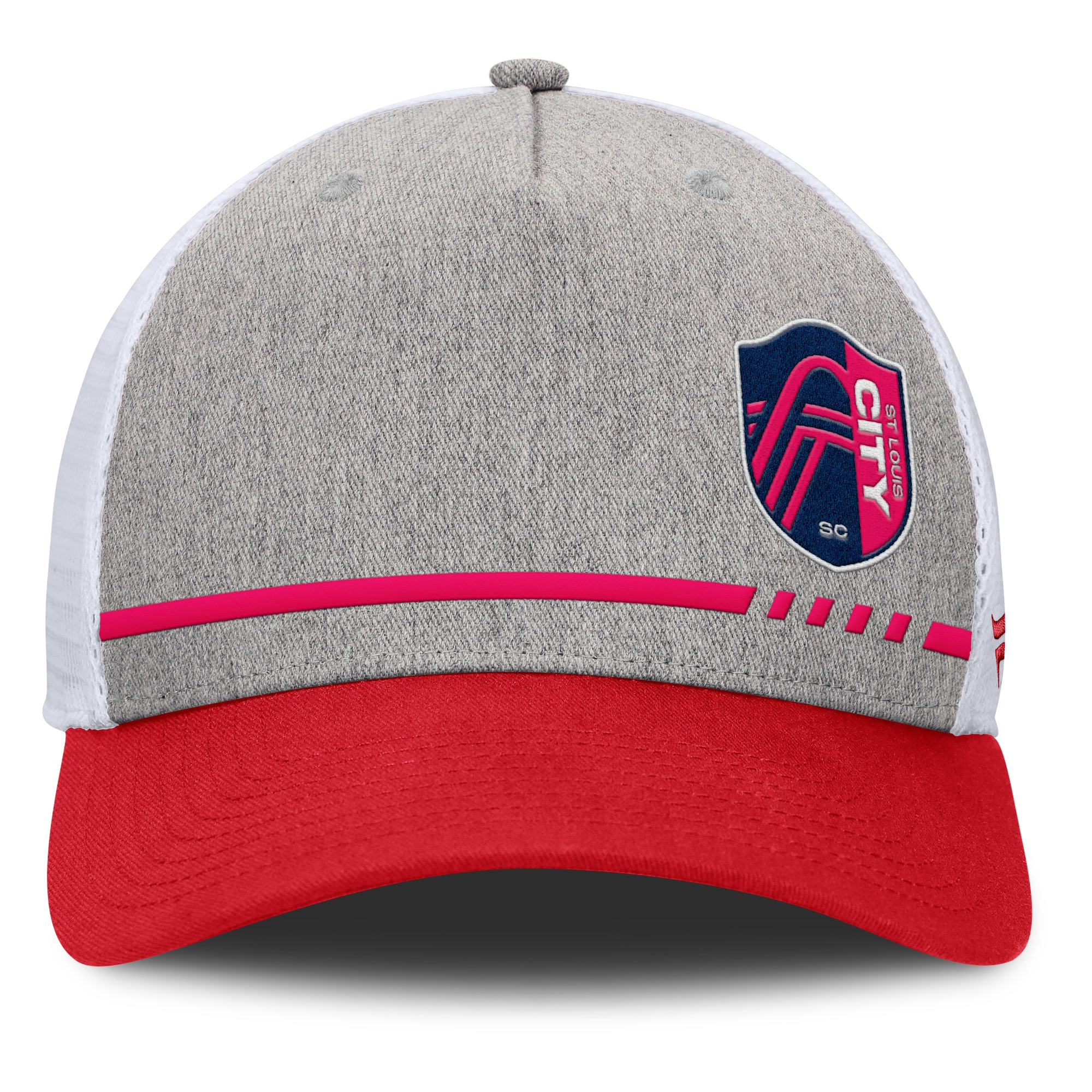 men8217s st. louis city sc fanatics heather gray low block trucker adjustable hat | San Jose Earthquakes Hats, Jerseys & MLS Apparel