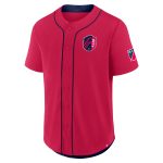 men8217s st. louis city sc fanatics red injury time baseball jersey | San Jose Earthquakes Hats, Jerseys & MLS Apparel