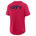 men8217s st. louis city sc fanatics red injury time baseball jersey | San Jose Earthquakes Hats, Jerseys & MLS Apparel