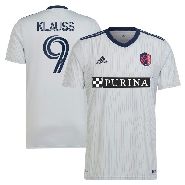 men8217s st. louis city sc joão klauss adidas gray 2023 the spirit kit replica jersey | San Jose Earthquakes Hats, Jerseys & MLS Apparel