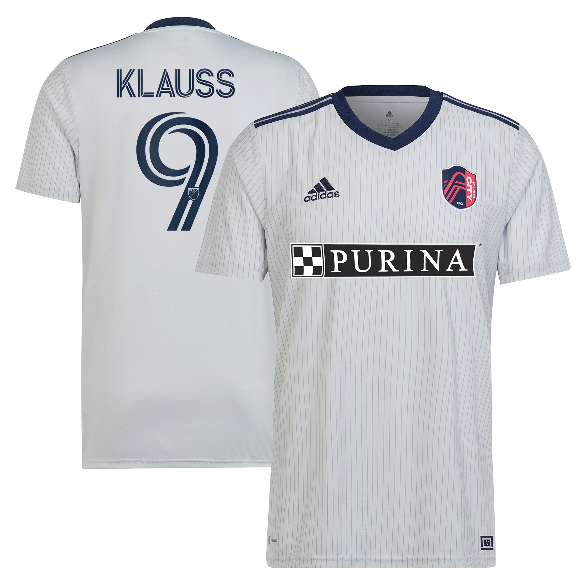 men8217s st. louis city sc joão klauss adidas gray 2023 the spirit kit replica jersey | San Jose Earthquakes Hats, Jerseys & MLS Apparel