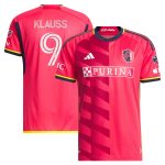 men8217s st. louis city sc joão klauss adidas red 2023 the spirit kit authentic jersey | San Jose Earthquakes Hats, Jerseys & MLS Apparel