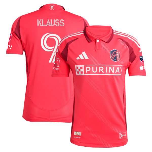 men8217s st. louis city sc joão klauss adidas red 2025 forever city red authentic player jersey | San Jose Earthquakes Hats, Jerseys & MLS Apparel