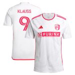 men8217s st. louis city sc joão klauss adidas white 2024 the confluence kit replica player jersey | San Jose Earthquakes Hats, Jerseys & MLS Apparel