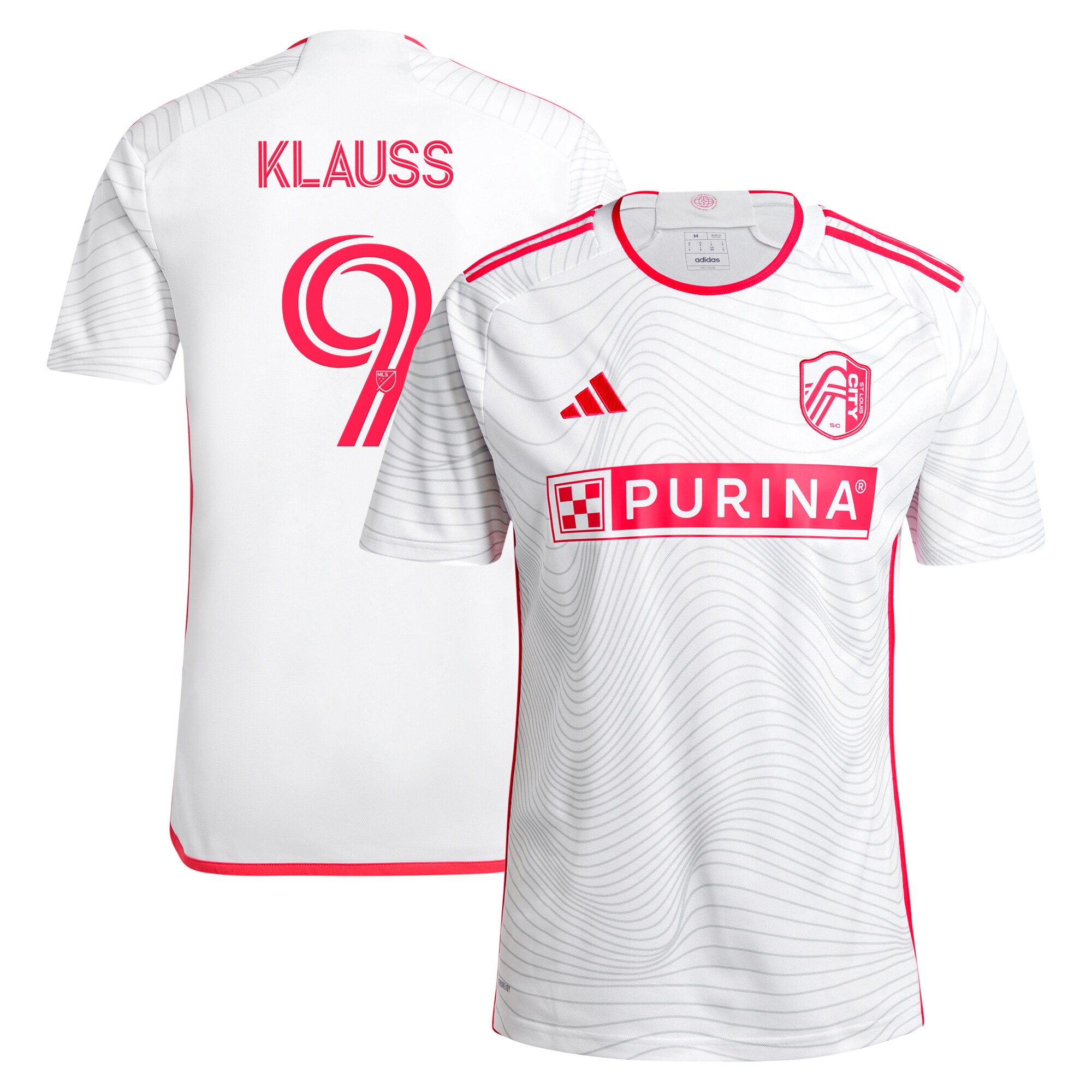 men8217s st. louis city sc joão klauss adidas white 2024 the confluence kit replica player jersey | San Jose Earthquakes Hats, Jerseys & MLS Apparel
