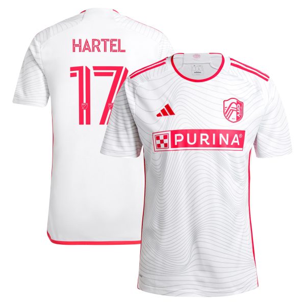 men8217s st. louis city sc marcel hartel adidas white 2024 the confluence kit replica player jersey | San Jose Earthquakes Hats, Jerseys & MLS Apparel