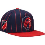 men8217s st. louis city sc mitchell amp ness navy team pin snapback hat | San Jose Earthquakes Hats, Jerseys & MLS Apparel