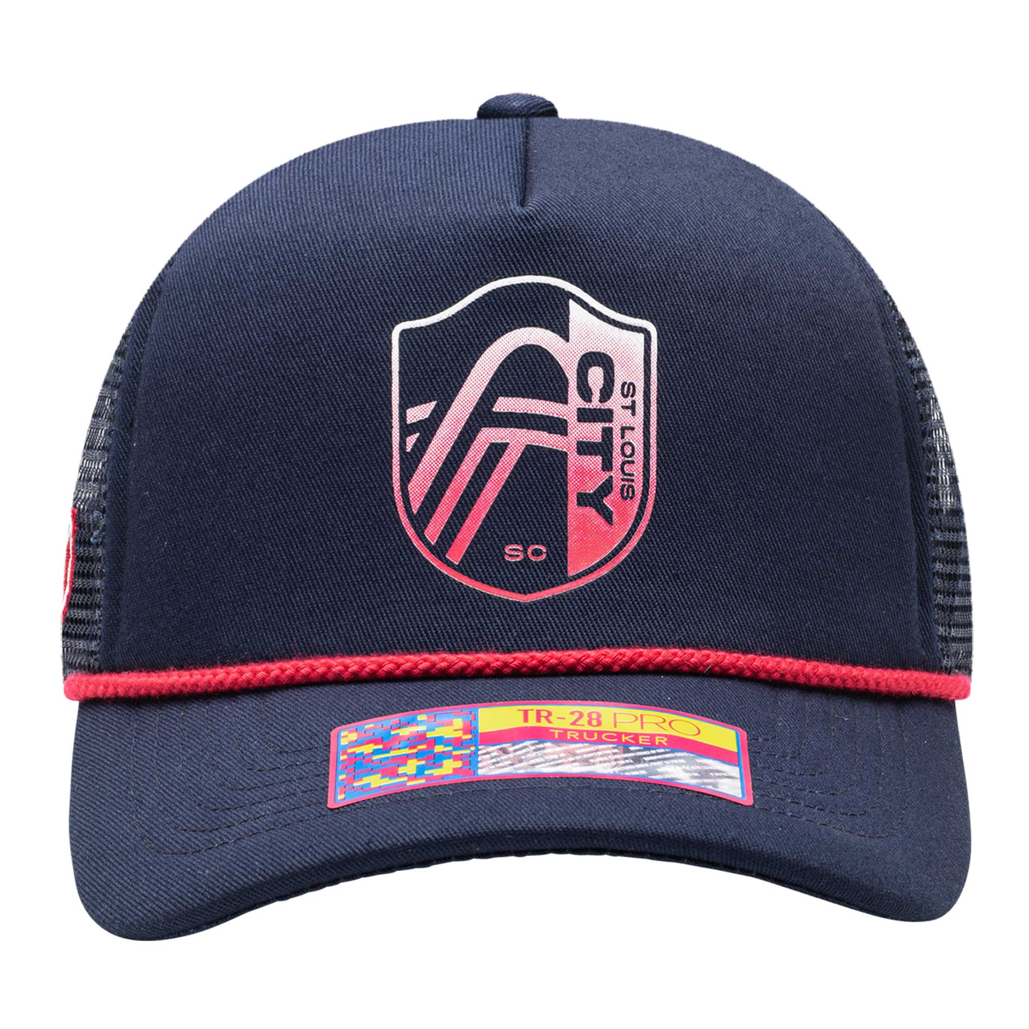 men8217s st. louis city sc navy atmosphere trucker adjustable hat | San Jose Earthquakes Hats, Jerseys & MLS Apparel