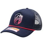 men8217s st. louis city sc navy atmosphere trucker adjustable hat | San Jose Earthquakes Hats, Jerseys & MLS Apparel