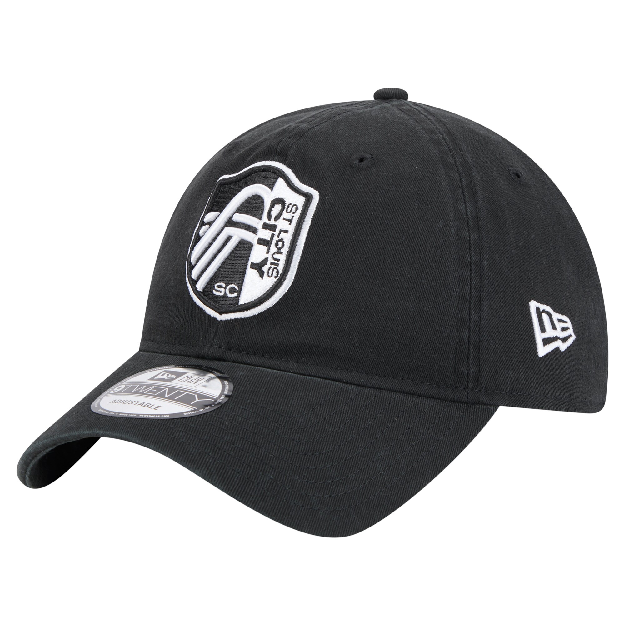men8217s st. louis city sc new era black 2025 kickoff 9twenty adjustable hat | San Jose Earthquakes Hats, Jerseys & MLS Apparel