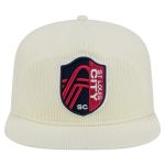 men8217s st. louis city sc new era cream 2025 kickoff snapback golfer hat | San Jose Earthquakes Hats, Jerseys & MLS Apparel