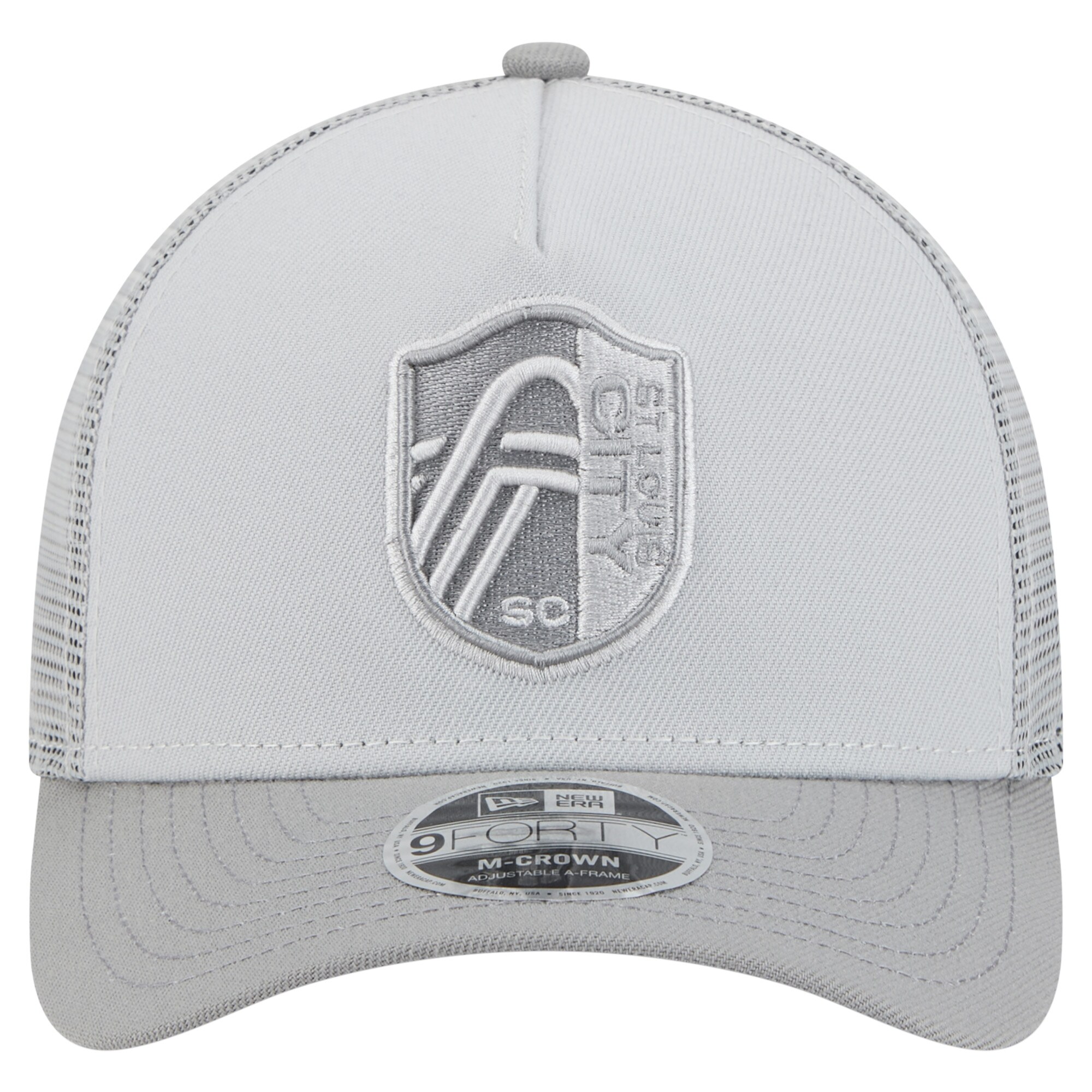 men8217s st. louis city sc new era gray color pack 9forty a-frame adjustable trucker hat | San Jose Earthquakes Hats, Jerseys & MLS Apparel