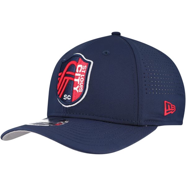 men8217s st. louis city sc new era navy 9seventy coolera stretch-snap adjustable hat | San Jose Earthquakes Hats, Jerseys & MLS Apparel