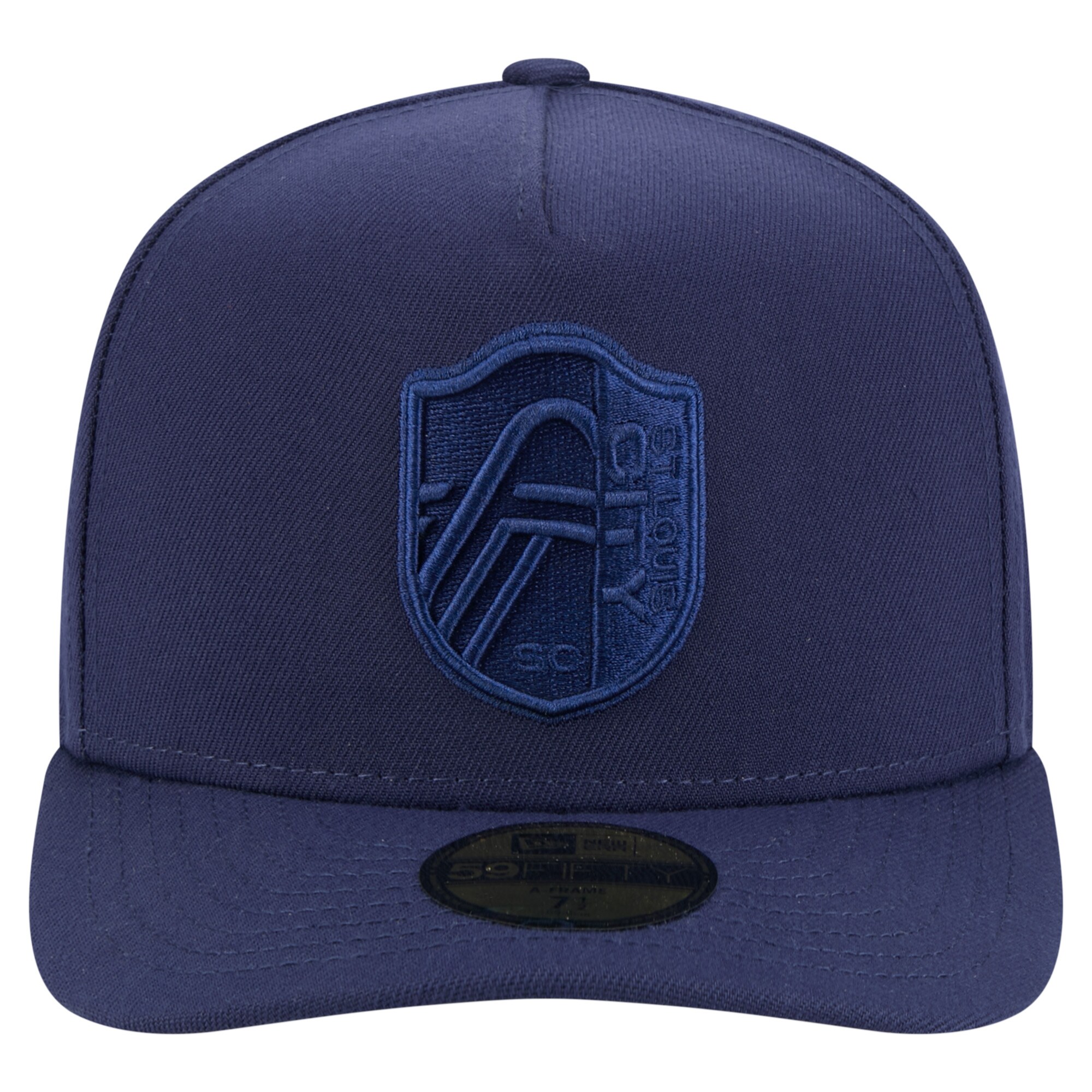 men8217s st. louis city sc new era navy color pack a-frame 59fifty fitted hat | San Jose Earthquakes Hats, Jerseys & MLS Apparel
