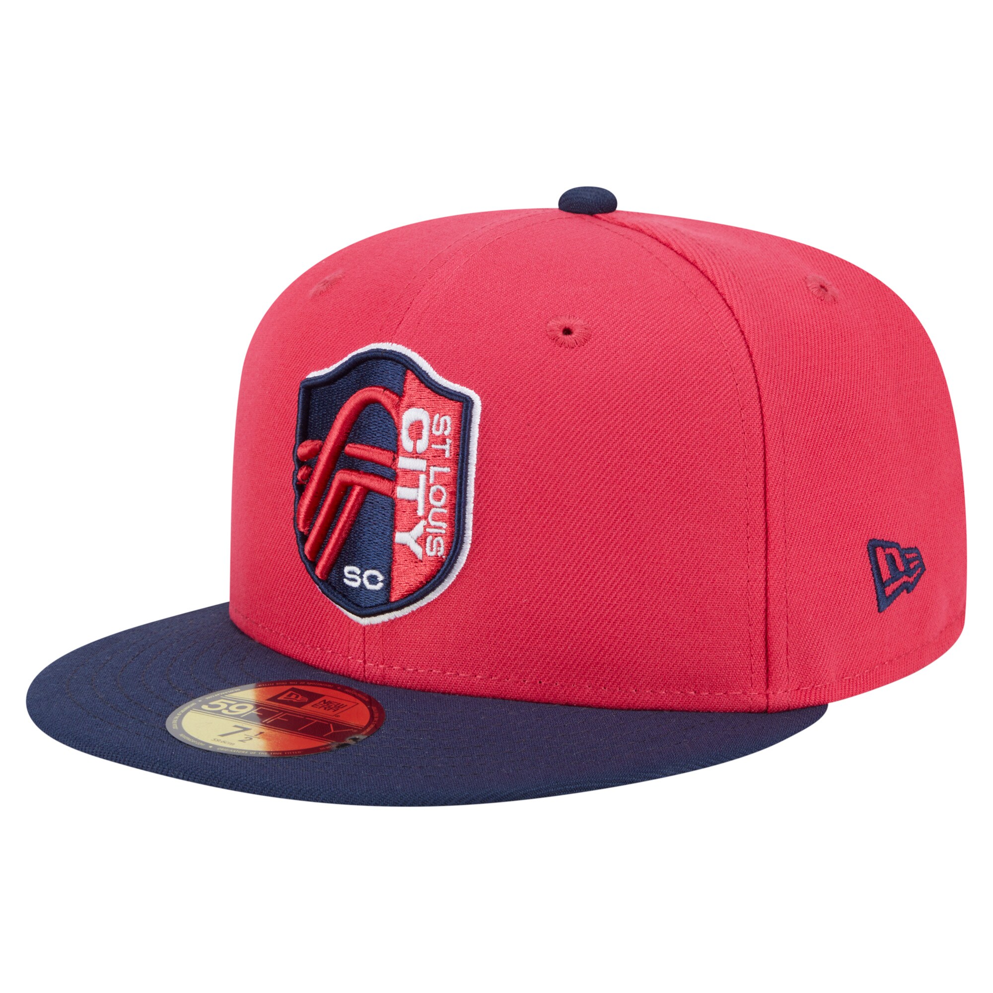 men8217s st. louis city sc new era red 2025 kickoff 59fifty fitted hat | San Jose Earthquakes Hats, Jerseys & MLS Apparel