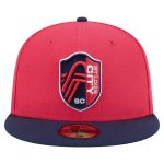 men8217s st. louis city sc new era red 2025 kickoff 59fifty fitted hat | San Jose Earthquakes Hats, Jerseys & MLS Apparel