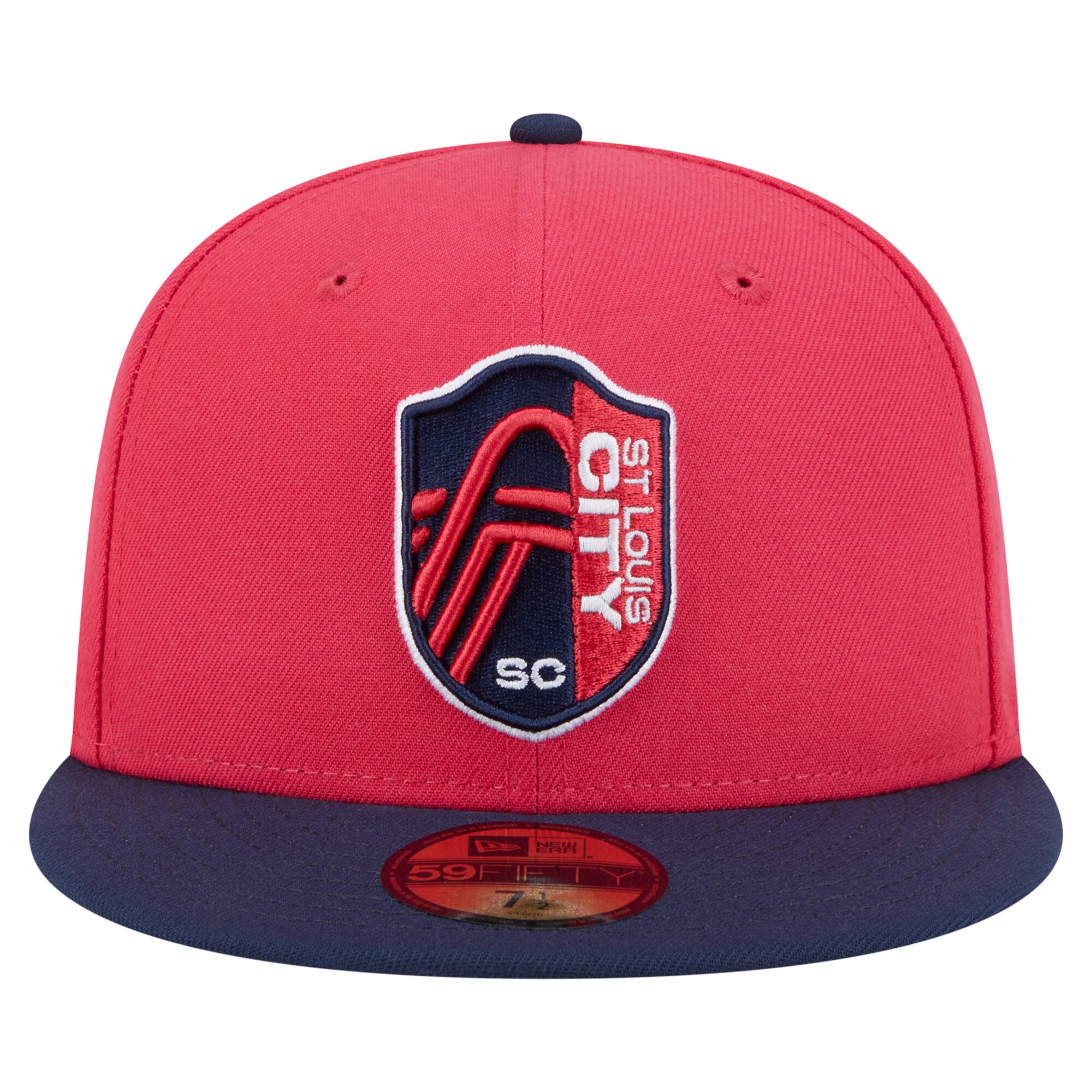 men8217s st. louis city sc new era red 2025 kickoff 59fifty fitted hat | San Jose Earthquakes Hats, Jerseys & MLS Apparel