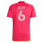 men8217s st. louis city sc njabulo blom adidas red 2023 city kit replica jersey | San Jose Earthquakes Hats, Jerseys & MLS Apparel