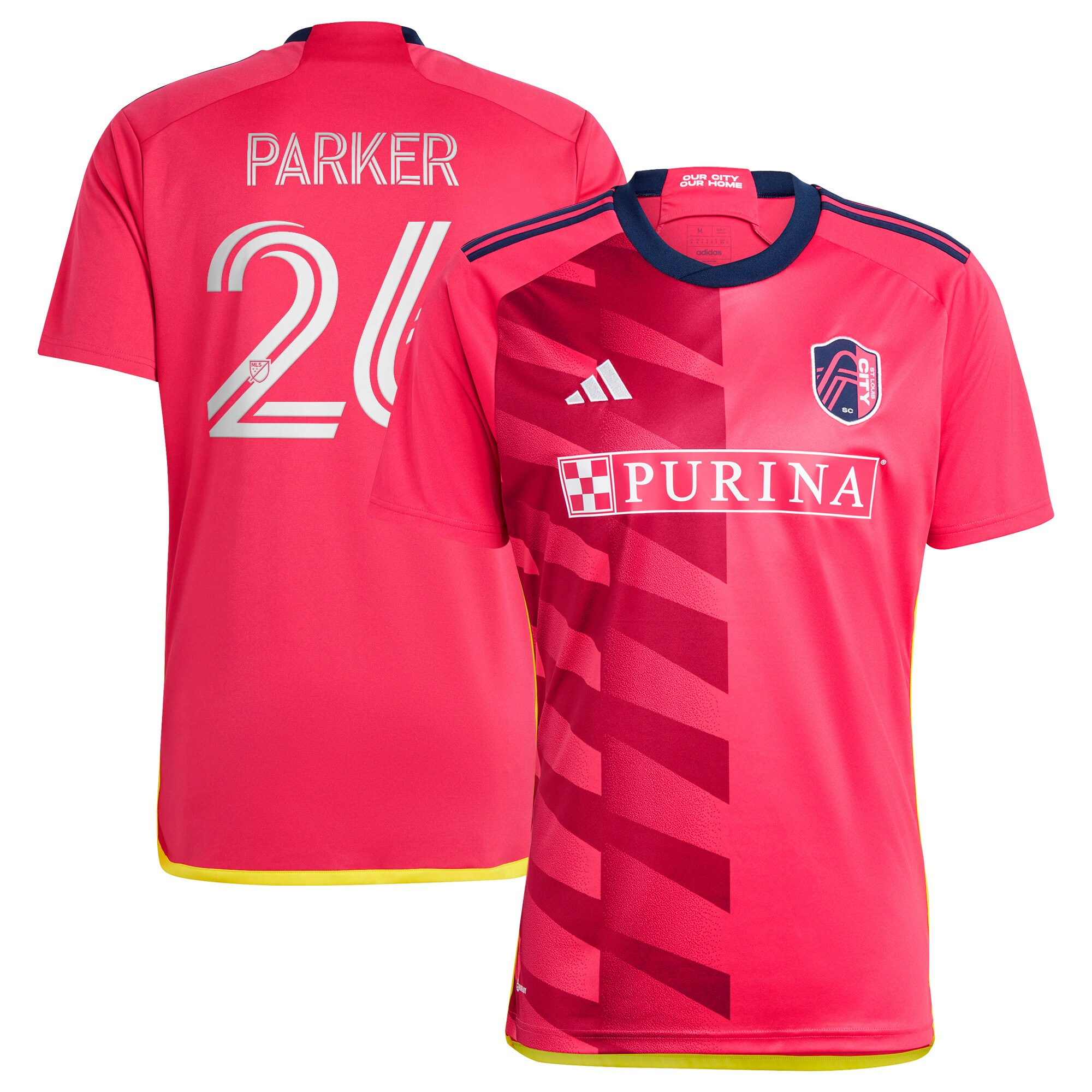 men8217s st. louis city sc tim parker adidas red 2023 city kit replica jersey | San Jose Earthquakes Hats, Jerseys & MLS Apparel