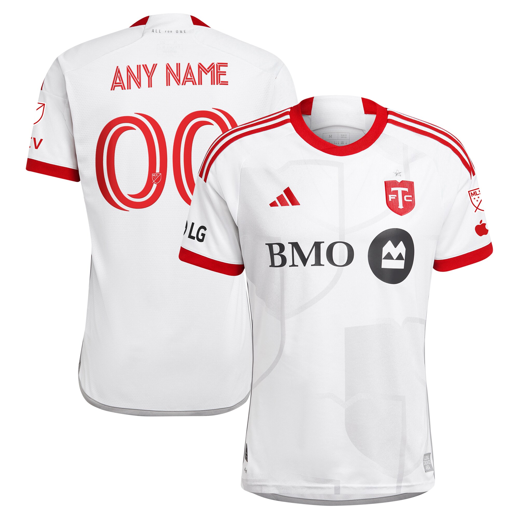 men8217s toronto fc adidas white 2024 gta kit authentic custom jersey | San Jose Earthquakes Hats, Jerseys & MLS Apparel
