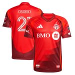 men8217s toronto fc jonathan osorio adidas red 2025 club kit authentic player jersey | San Jose Earthquakes Hats, Jerseys & MLS Apparel