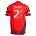 men8217s toronto fc jonathan osorio adidas red 2025 club kit authentic player jersey | San Jose Earthquakes Hats, Jerseys & MLS Apparel