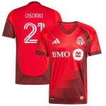 men8217s toronto fc jonathan osorio adidas red 2025 club kit replica player jersey | San Jose Earthquakes Hats, Jerseys & MLS Apparel