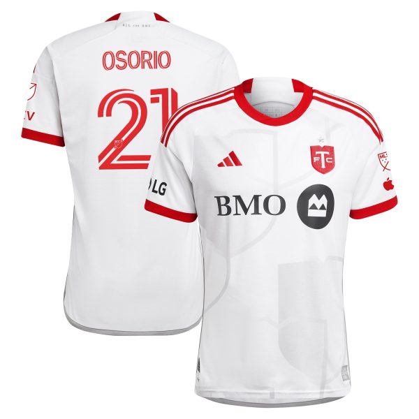 men8217s toronto fc jonathan osorio adidas white 2024 gta kit authentic player jersey | San Jose Earthquakes Hats, Jerseys & MLS Apparel