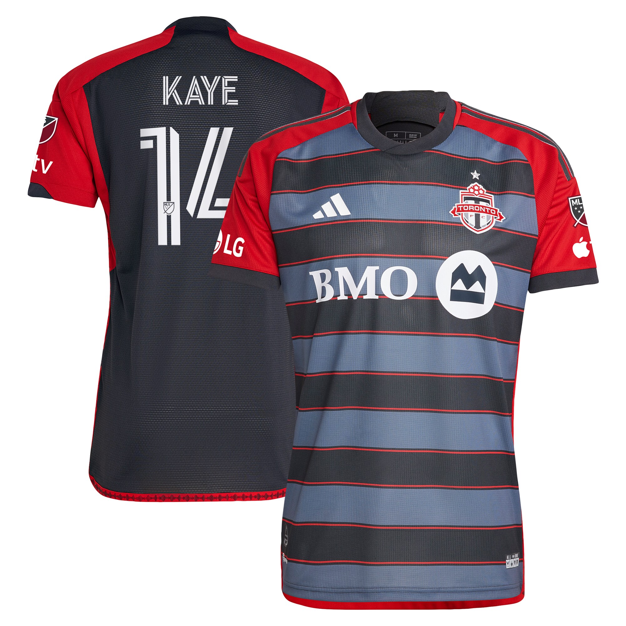 men8217s toronto fc mark-anthony kaye adidas gray 2023 club kit authentic player jersey | San Jose Earthquakes Hats, Jerseys & MLS Apparel