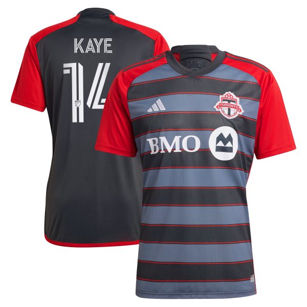men8217s toronto fc mark-anthony kaye adidas gray 2023 club kit replica player jersey | San Jose Earthquakes Hats, Jerseys & MLS Apparel
