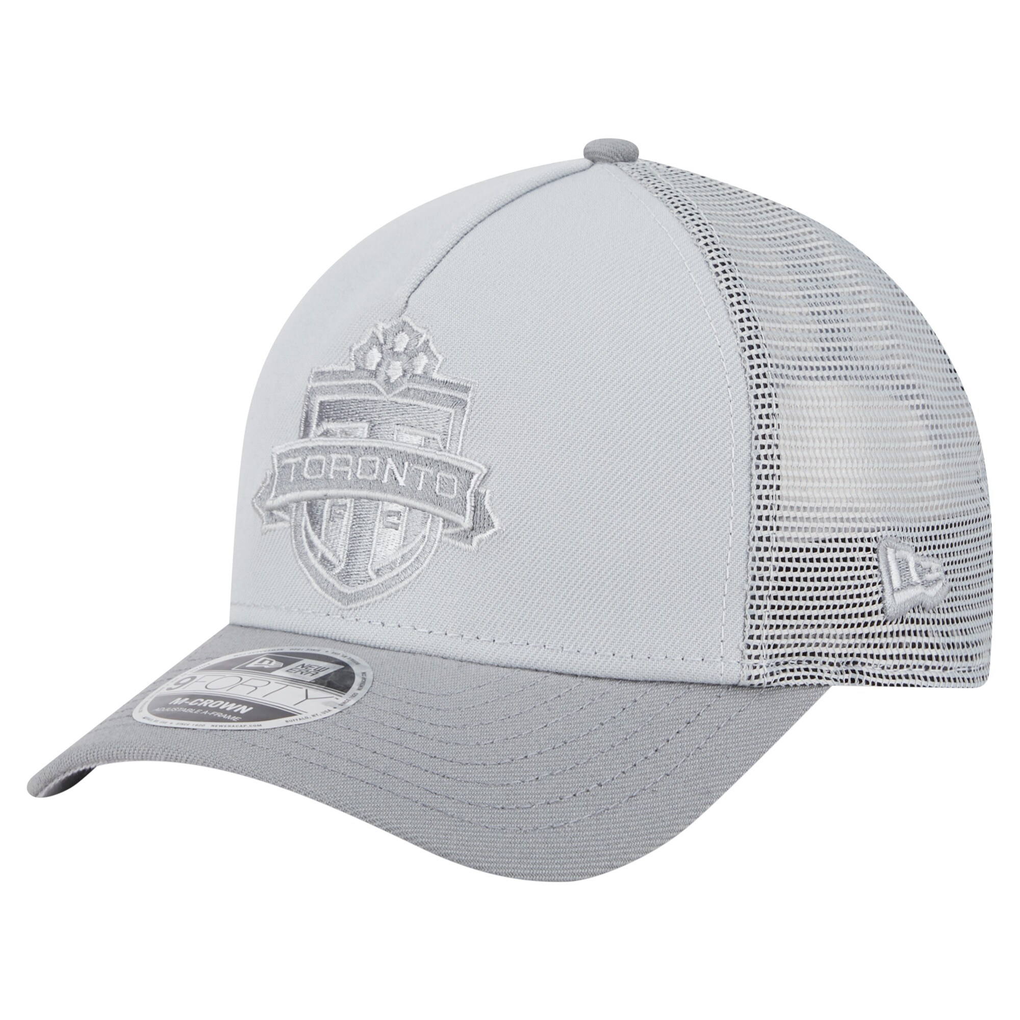 men8217s toronto fc new era gray color pack 9forty a-frame adjustable trucker hat | San Jose Earthquakes Hats, Jerseys & MLS Apparel