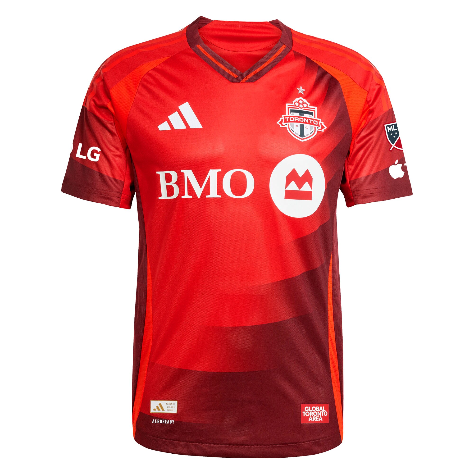 men8217s toronto fc richie laryea adidas red 2025 club kit authentic player jersey | San Jose Earthquakes Hats, Jerseys & MLS Apparel