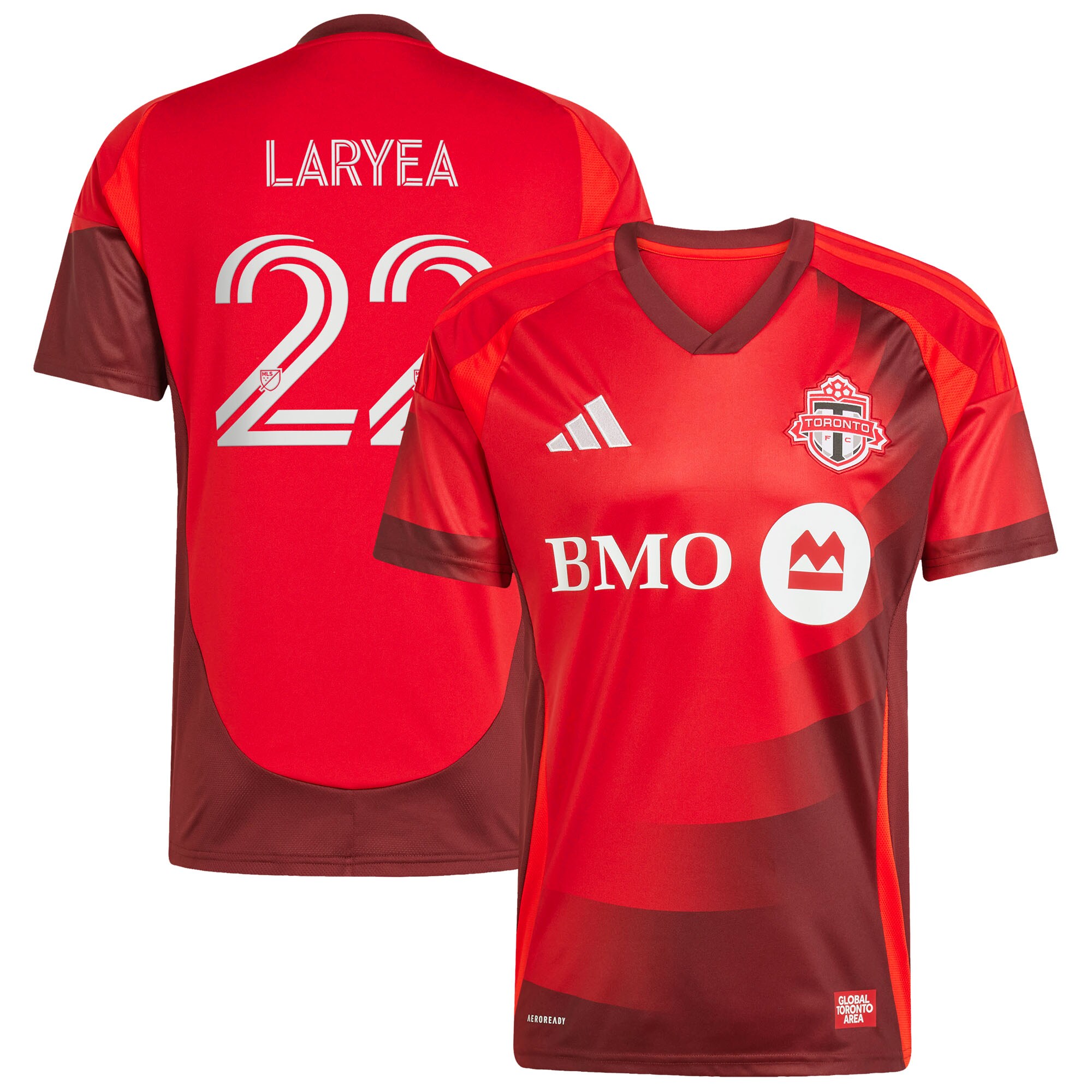 men8217s toronto fc richie laryea adidas red 2025 club kit replica player jersey | San Jose Earthquakes Hats, Jerseys & MLS Apparel
