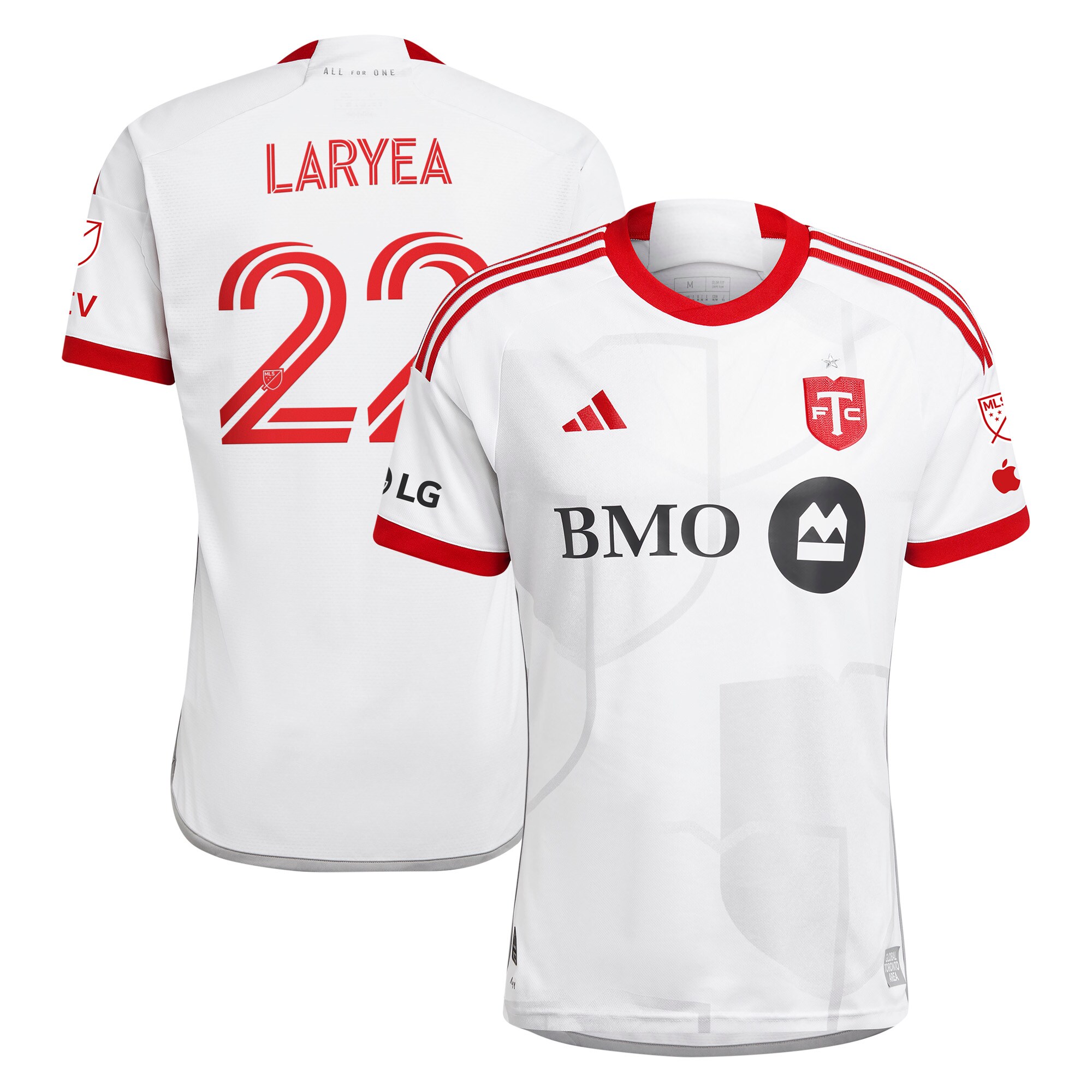 men8217s toronto fc richie laryea adidas white 2024 gta kit authentic player jersey | San Jose Earthquakes Hats, Jerseys & MLS Apparel