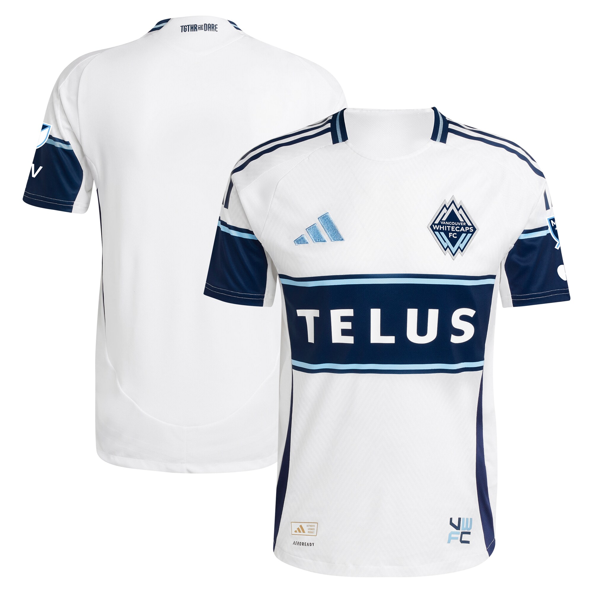 men8217s vancouver whitecaps fc adidas white 2025 the peak authentic jersey | San Jose Earthquakes Hats, Jerseys & MLS Apparel