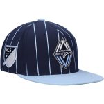 men8217s vancouver whitecaps fc mitchell amp ness navy team pin snapback hat | San Jose Earthquakes Hats, Jerseys & MLS Apparel