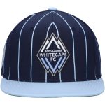men8217s vancouver whitecaps fc mitchell amp ness navy team pin snapback hat | San Jose Earthquakes Hats, Jerseys & MLS Apparel