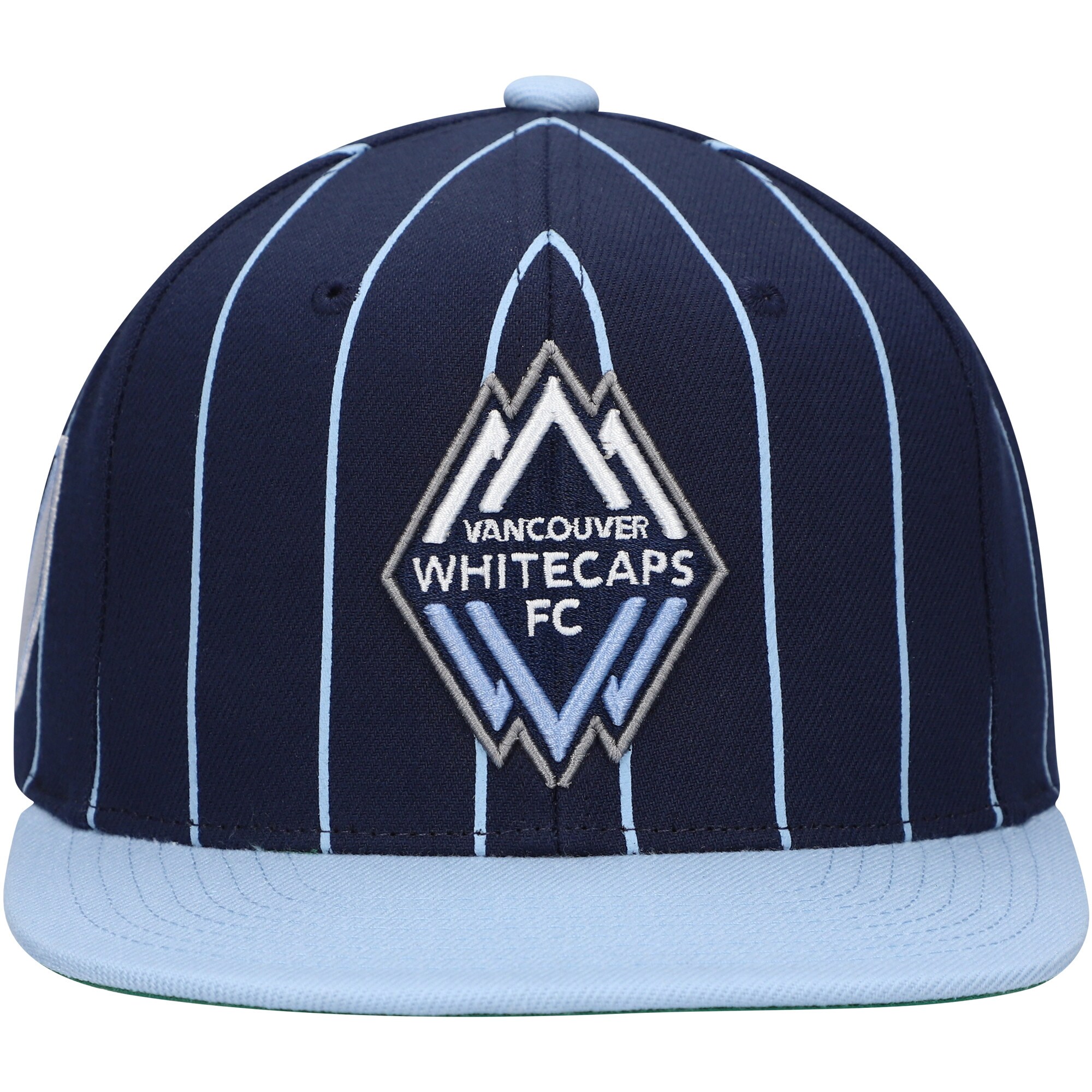 men8217s vancouver whitecaps fc mitchell amp ness navy team pin snapback hat | San Jose Earthquakes Hats, Jerseys & MLS Apparel
