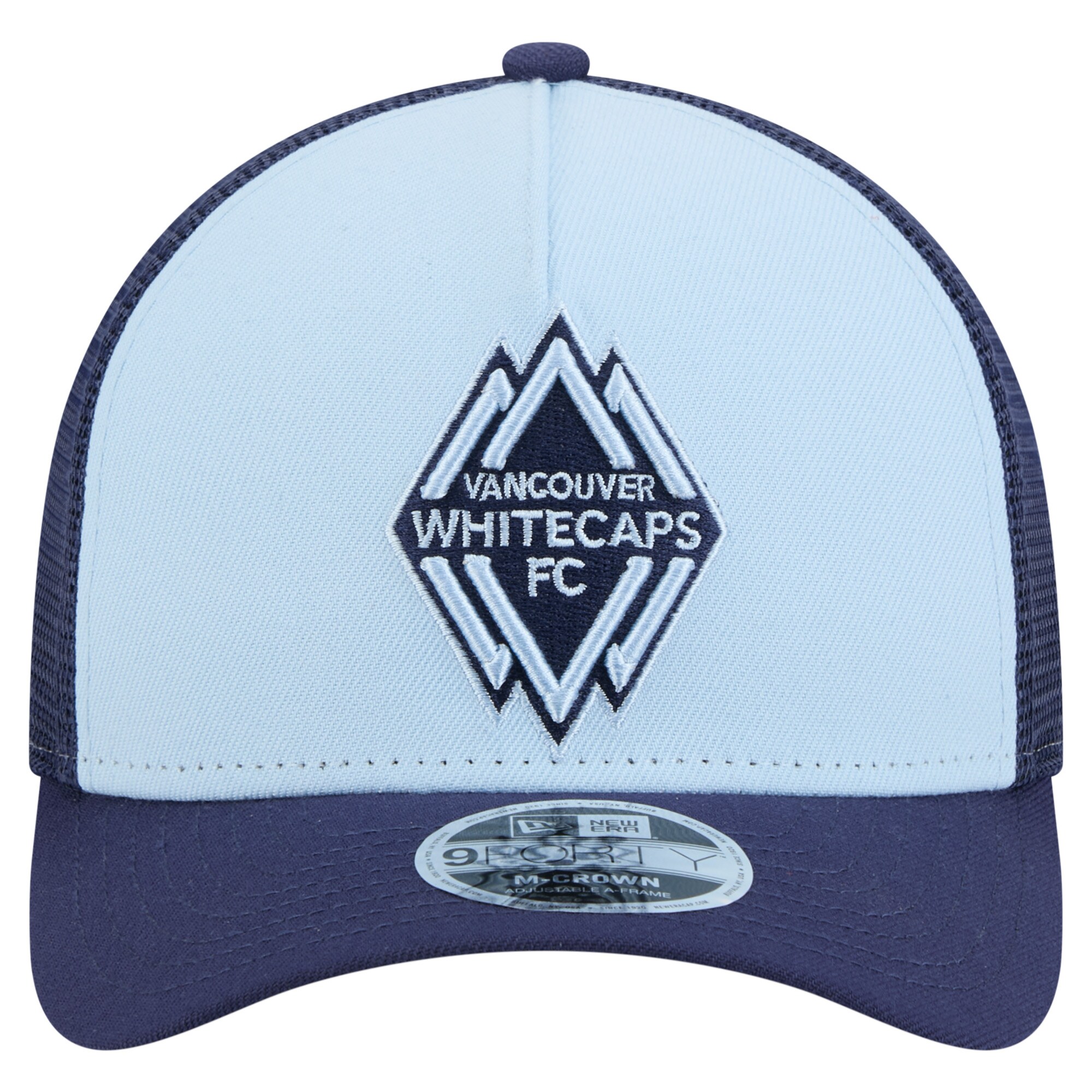 men8217s vancouver whitecaps fc new era light blue color pack 9forty a-frame adjustable trucker hat | San Jose Earthquakes Hats, Jerseys & MLS Apparel