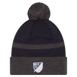philadelphia union new era navy 2025 kickoff cuffed knit hat with pom | San Jose Earthquakes Hats, Jerseys & MLS Apparel