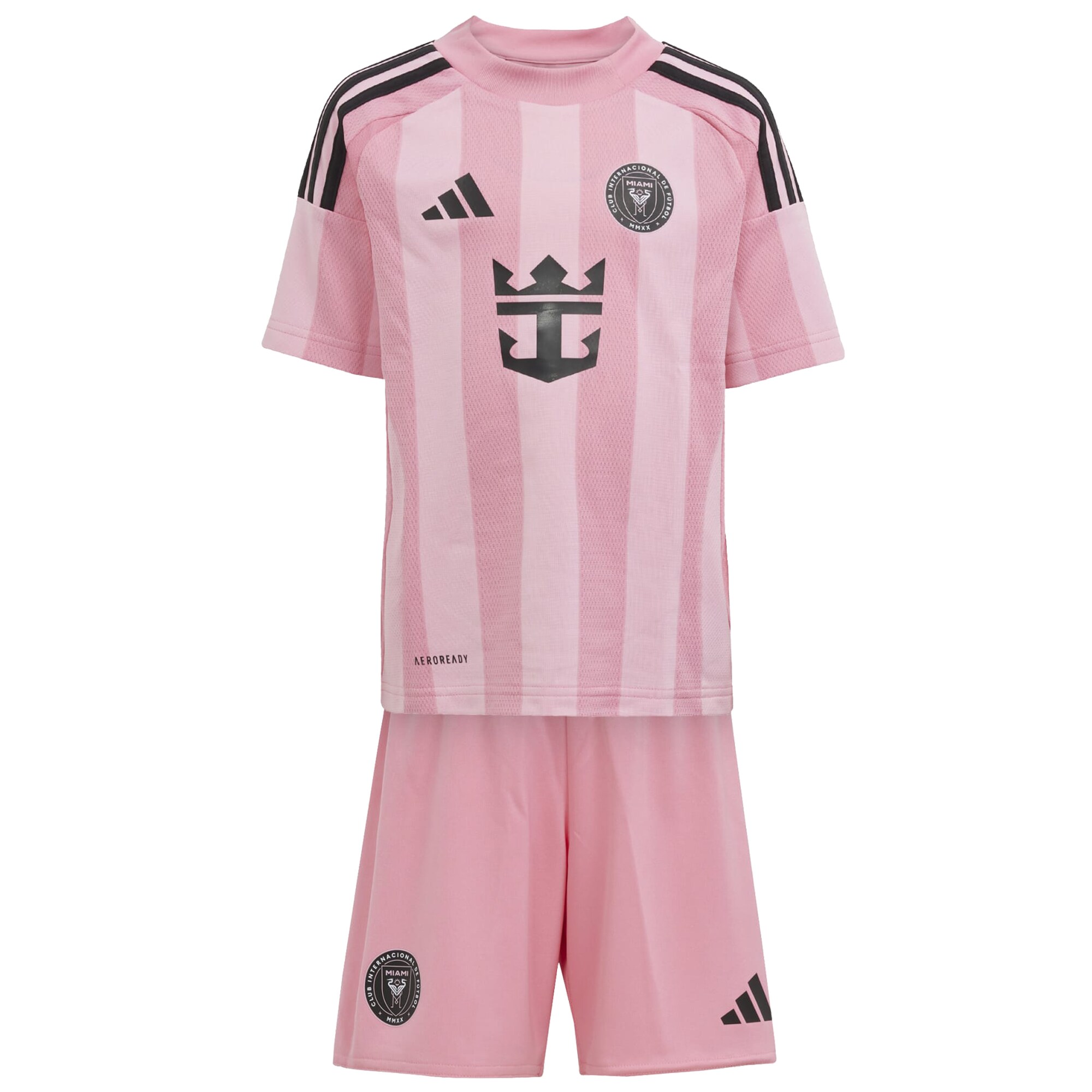 toddler inter miami cf lionel messi adidas light pink 2025 euforia mini kit | San Jose Earthquakes Hats, Jerseys & MLS Apparel